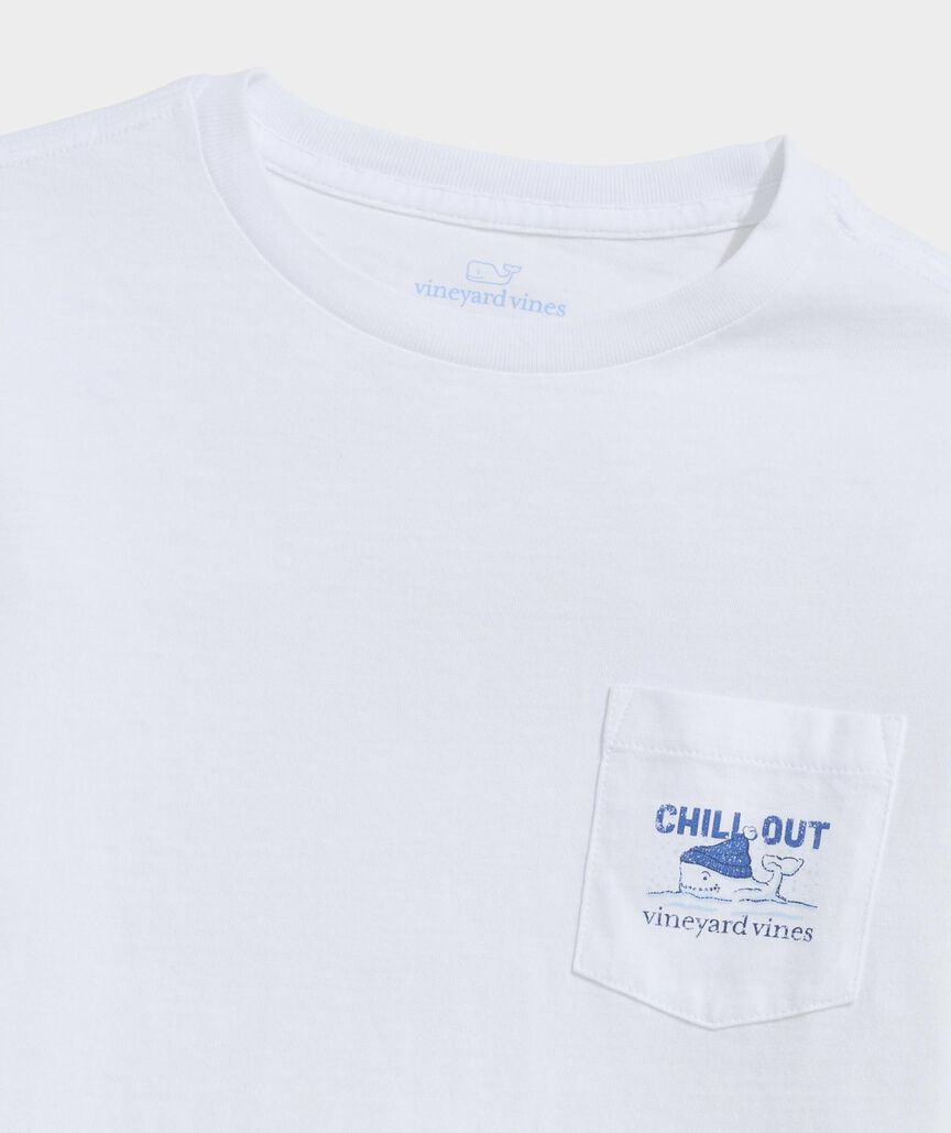 Boys Chill Out Long-Sleeve Pocket Tee