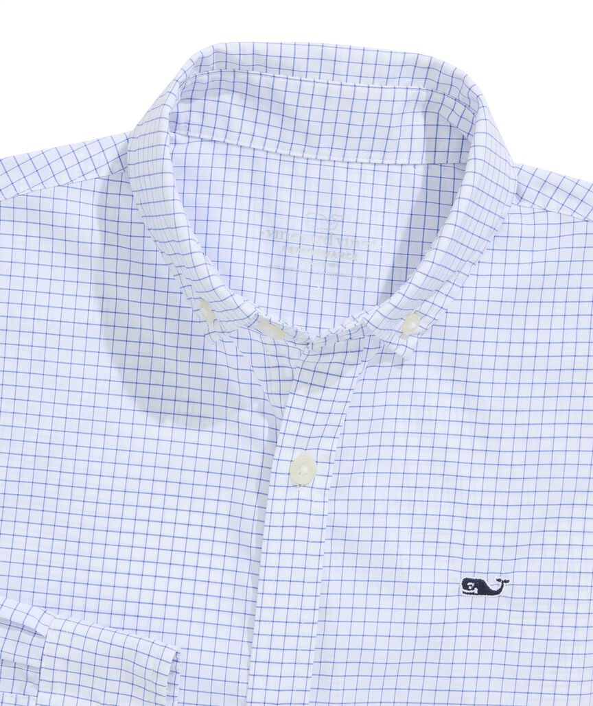 OUTLET Boys' Performance Nylon Check Shirt