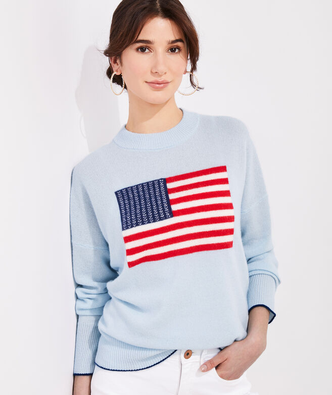 Seaspun Lightweight Cashmere Flag Sweater