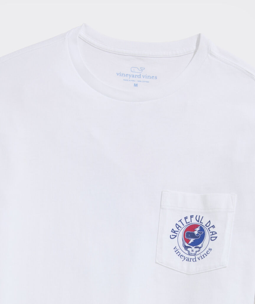 Grateful Dead x vineyard vines Stealie Long-Sleeve Pocket Tee