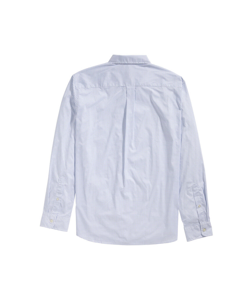 OUTLET Calabash Check Classic Performance Whale Shirt