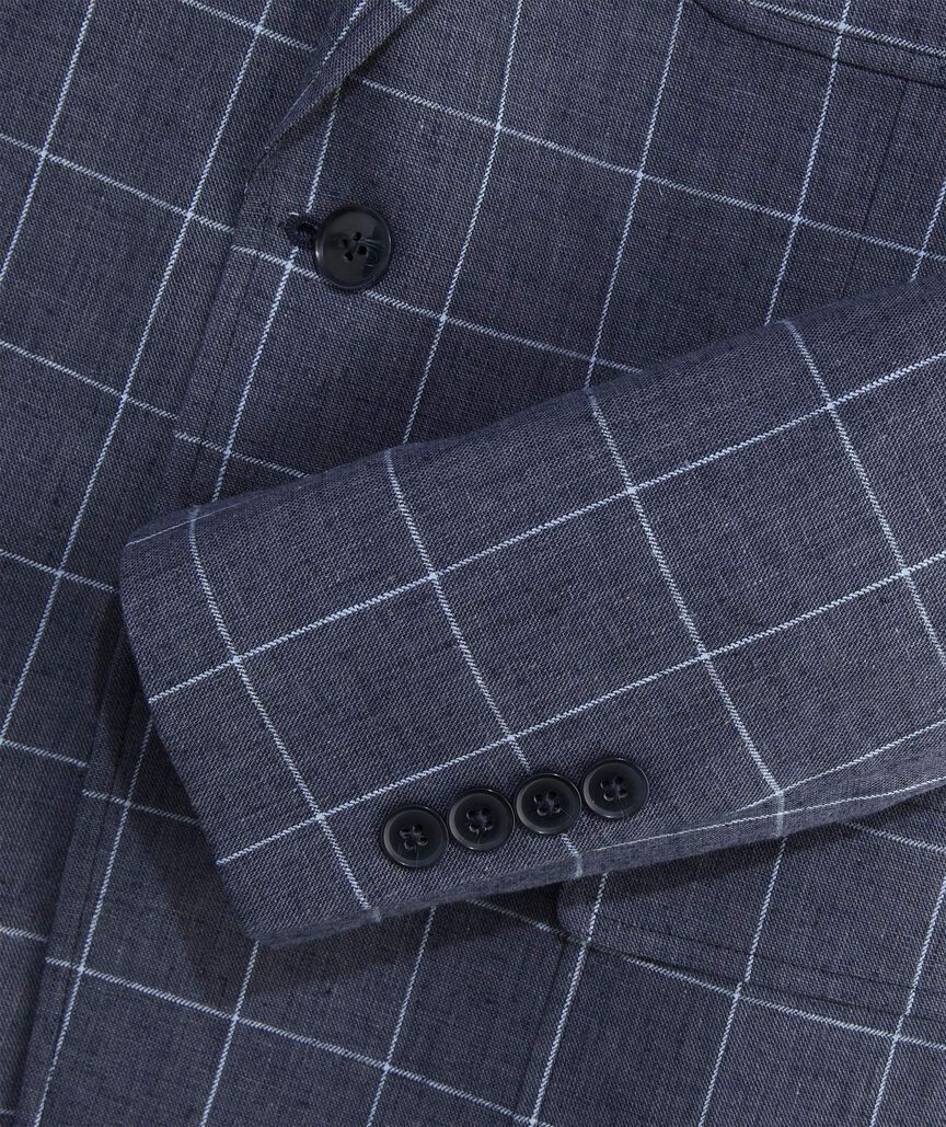Schooner Windowpane Vos Sport Coat