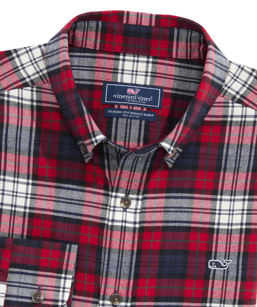 OUTLET Flannel Plaid Shirt