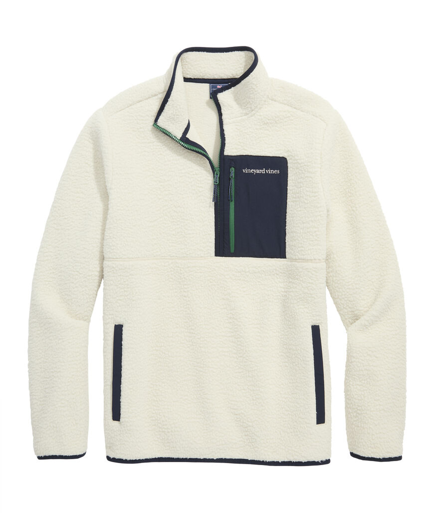 OUTLET Sherpa Fleece Quarter-Zip