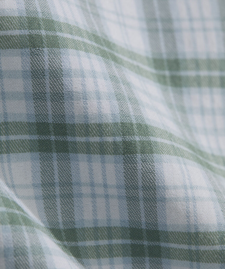 Boys' Performance Cotton Plaid Shirt
