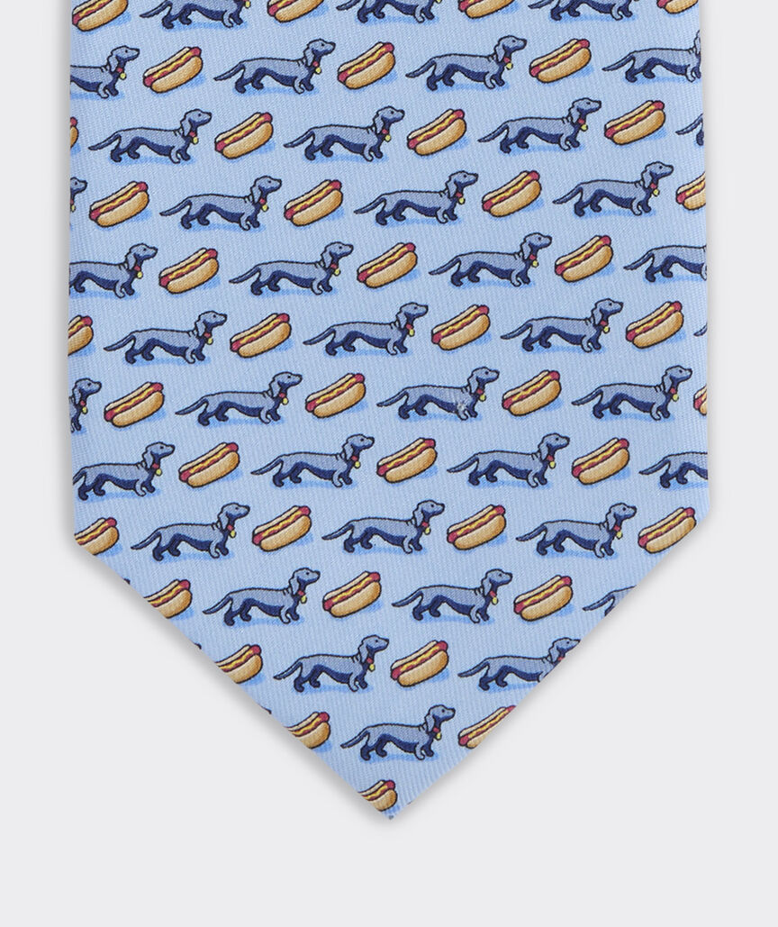 Classic Hot Dog Silk Tie