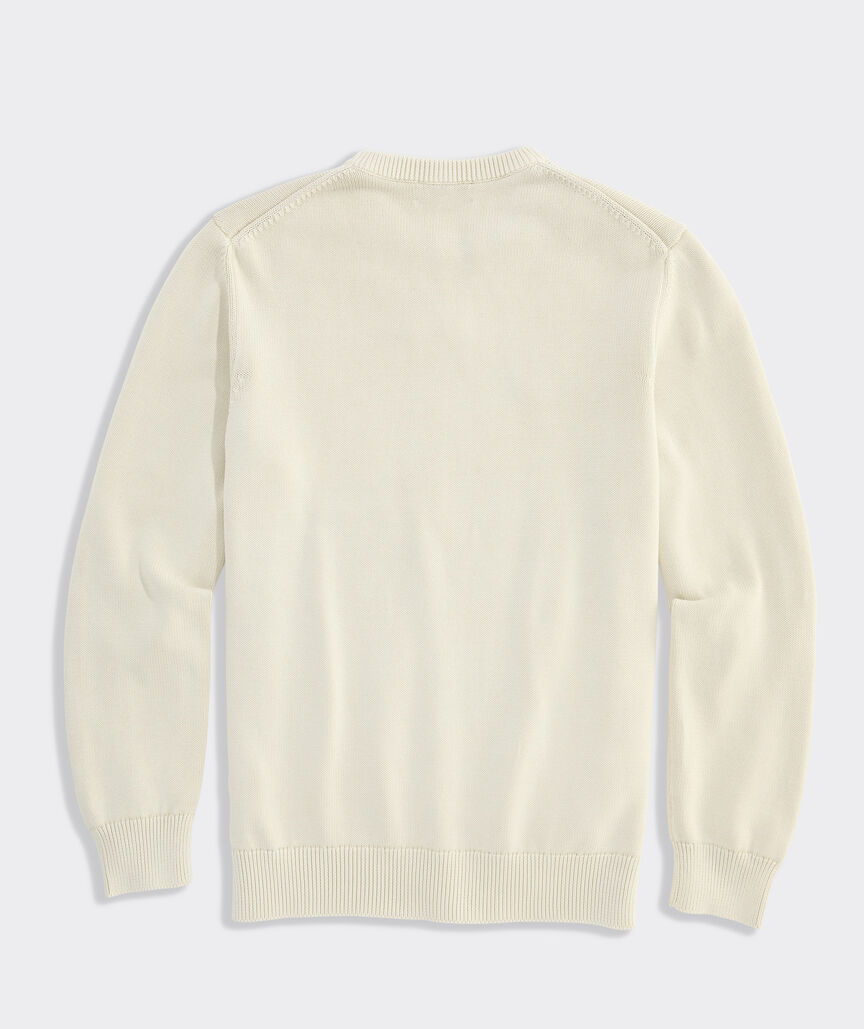 Garment-Dyed Cotton Crewneck