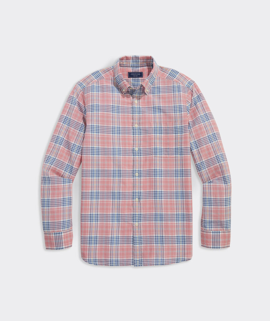 Long Bay Plaid Madras Shirt