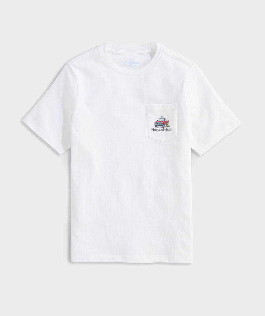 Boys' Beach Truck Short-Sleeve Pocket Tee