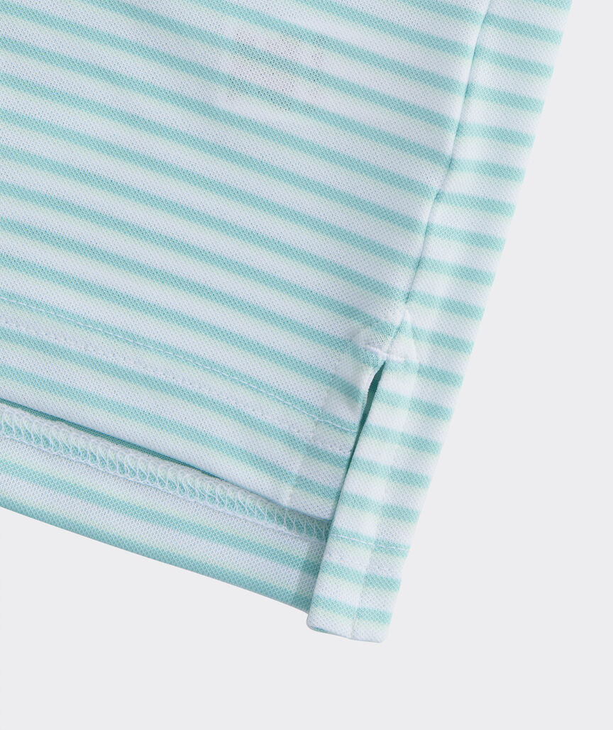 Performance Pique Striped Sankaty Polo
