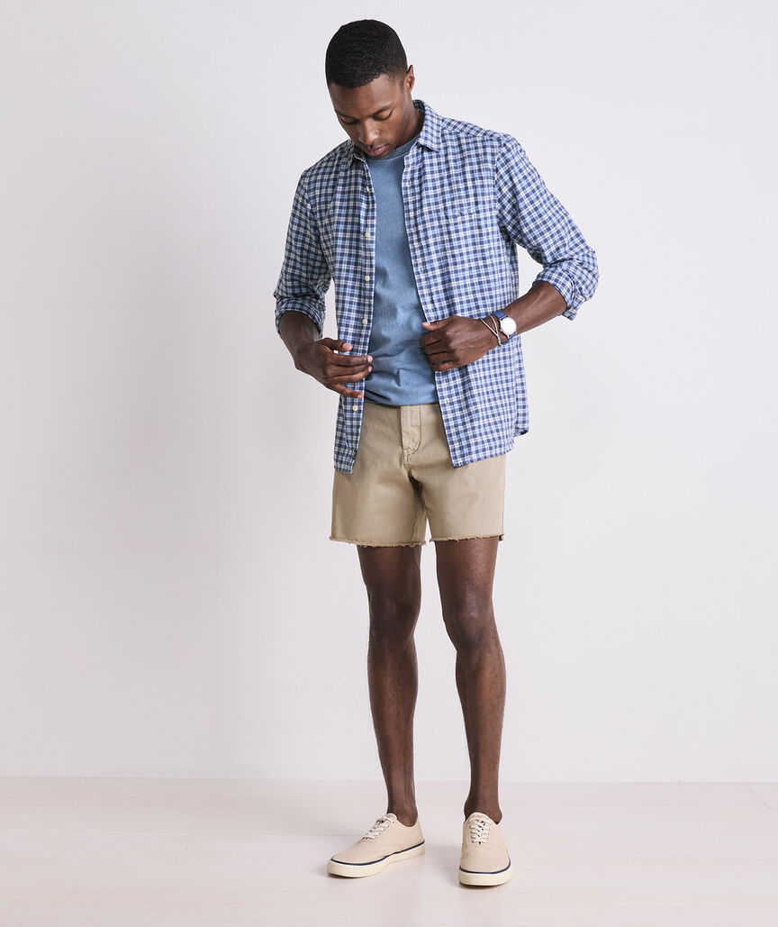 6 Inch Lived-In Cutoff Shorts