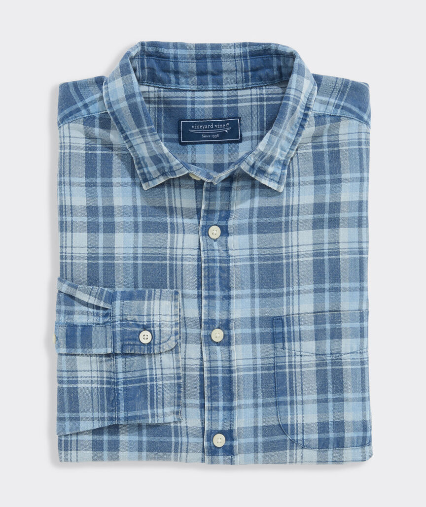 Seafarer Plaid Island Cotton Shirt
