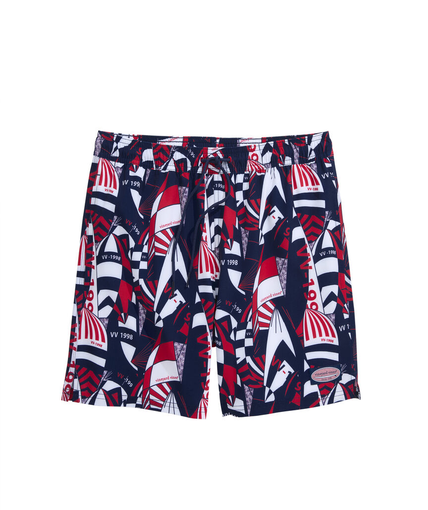 OUTLET 5 Inch Chappy Sails Chappy Swim Trunks