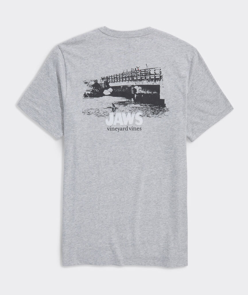 JAWS x vineyard vines Jaws Bridge Short-Sleeve Pocket Tee