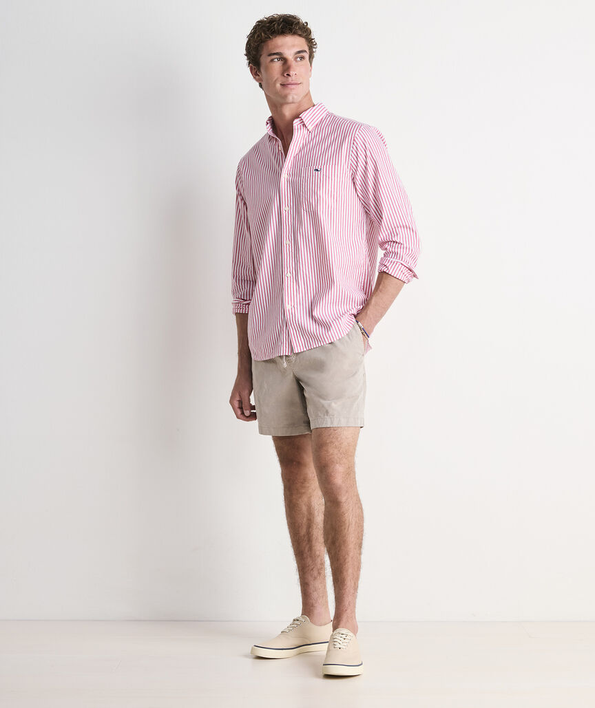 Seabird Stripe Perfect Wash Poplin Shirt