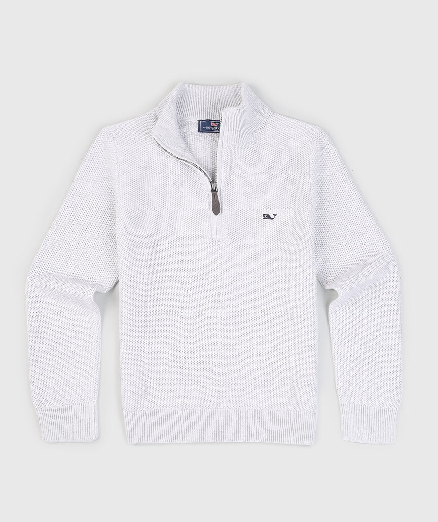 OUTLET Boys' Honeycomb Quarter-Zip