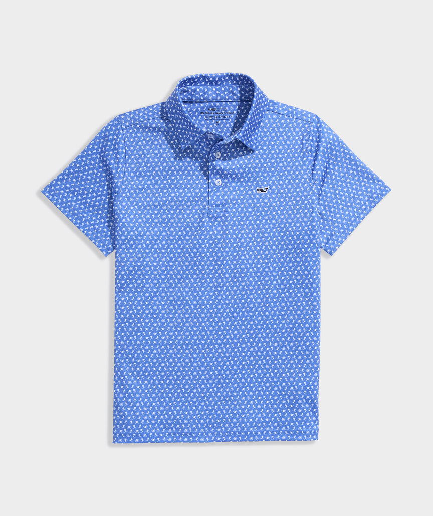 Boys' Performance Printed Sankaty Polo