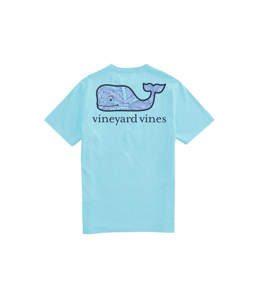 OUTLET Vintage Leaf Whale Short-Sleeve Pocket Tee