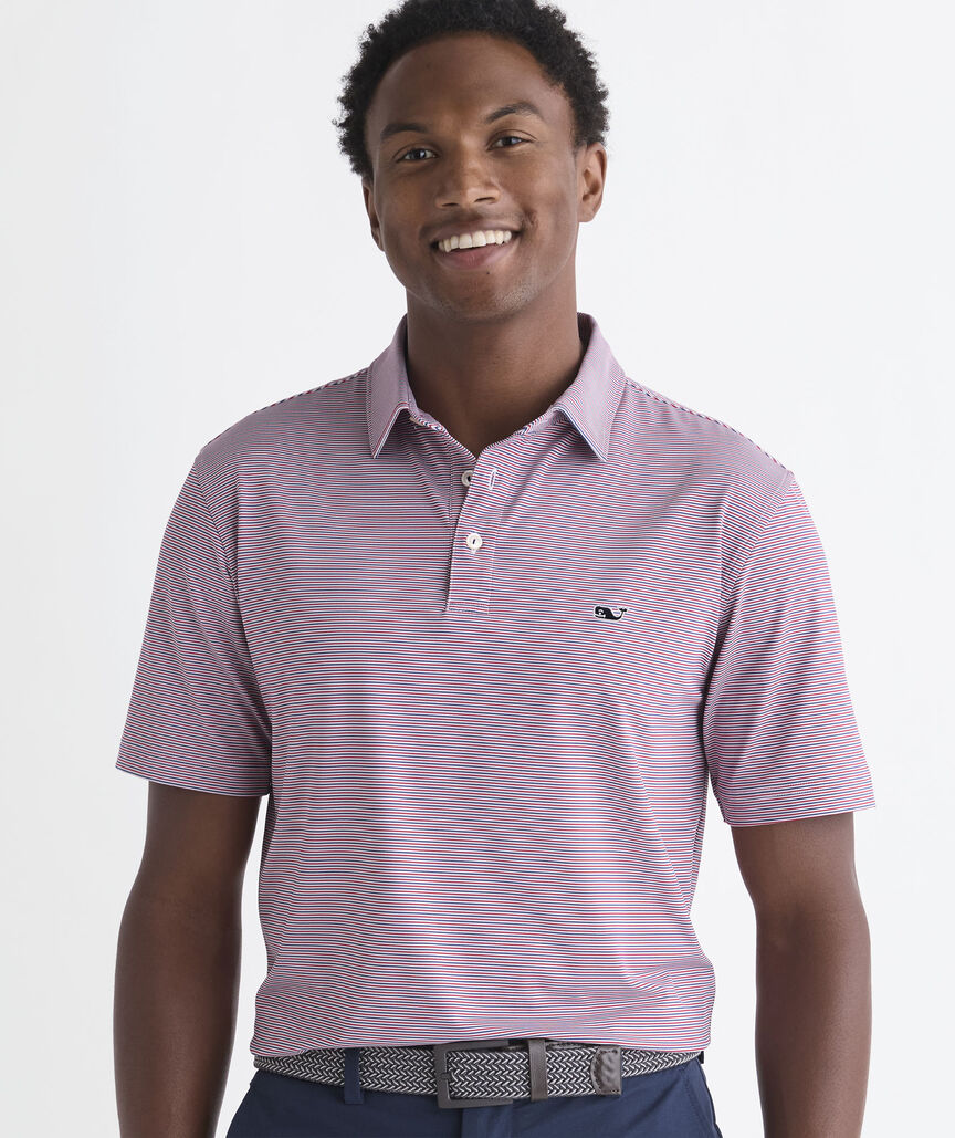 Performance Anegada Stripe Sankaty Polo