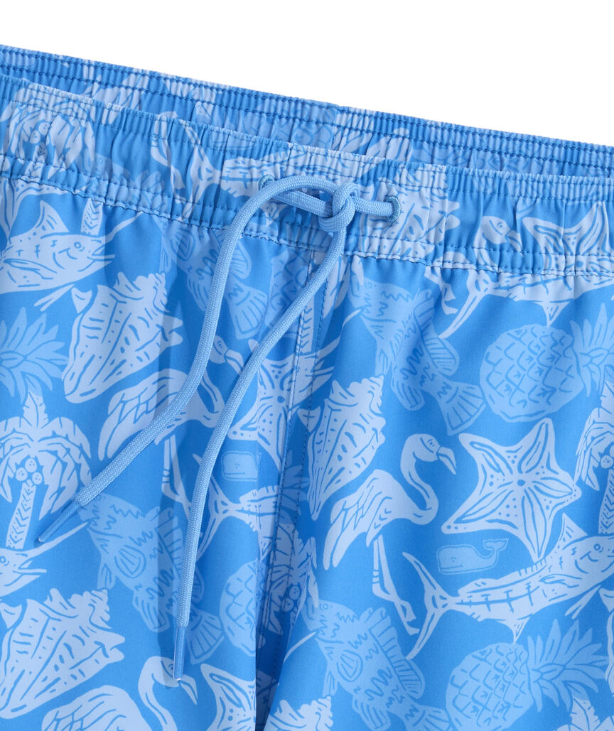 OUTLET 7 Inch Island Icons Chappy Swim Trunks
