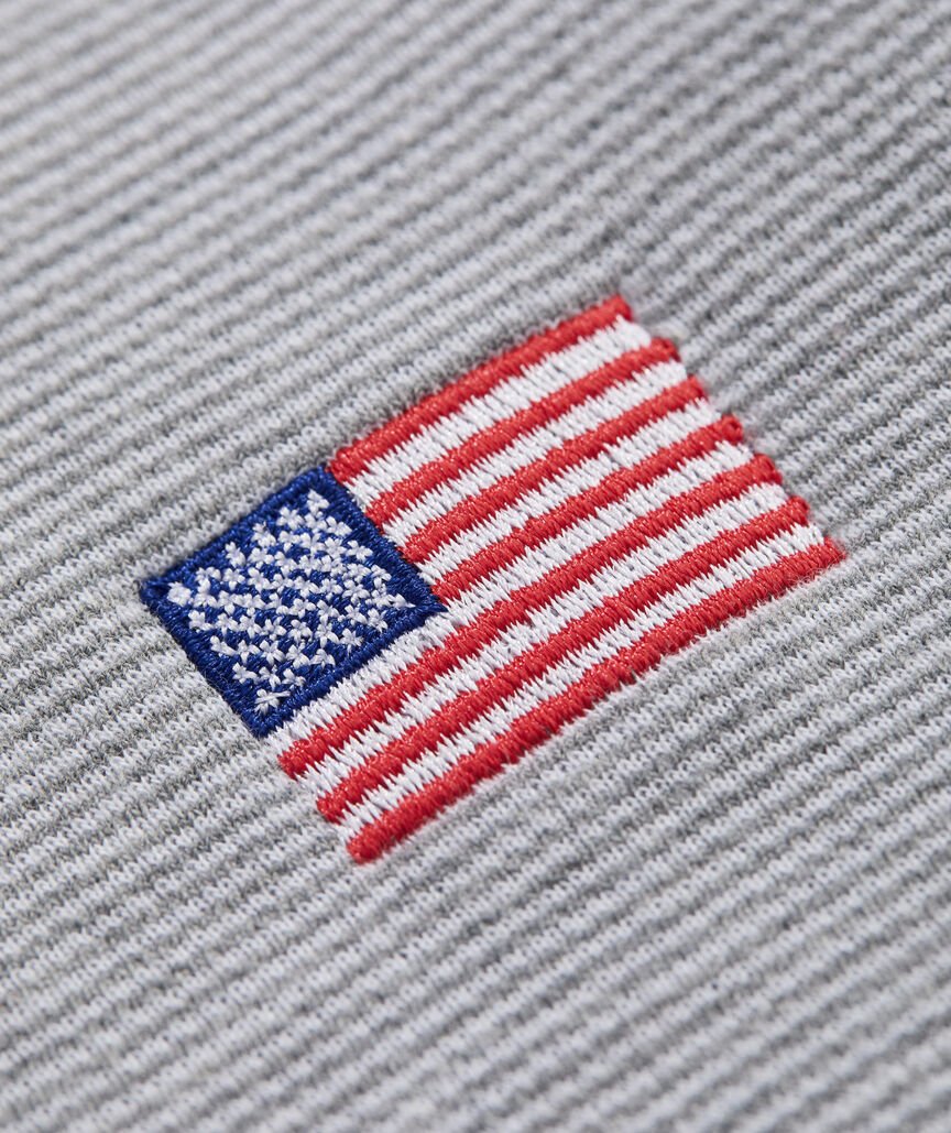 American Flag Saltwater Quarter-Zip