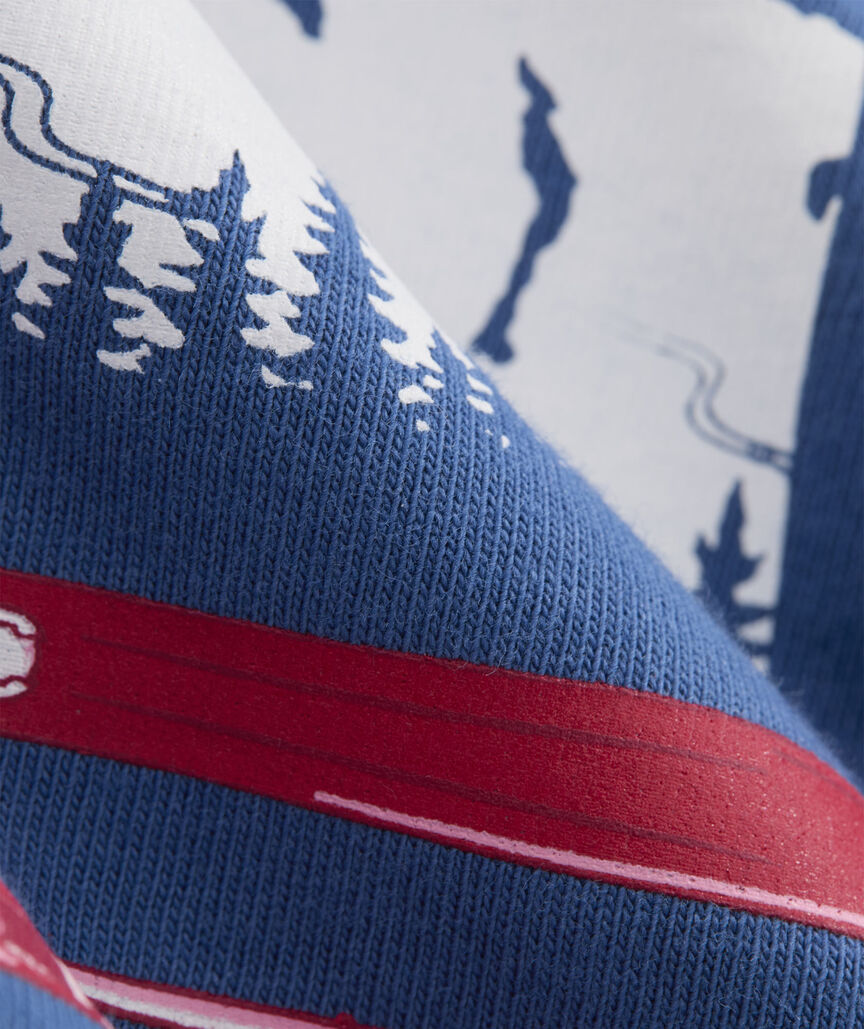 Boys' Ski Flag Long-Sleeve Pocket Tee