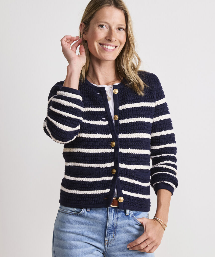 Cotton Texture Cardigan