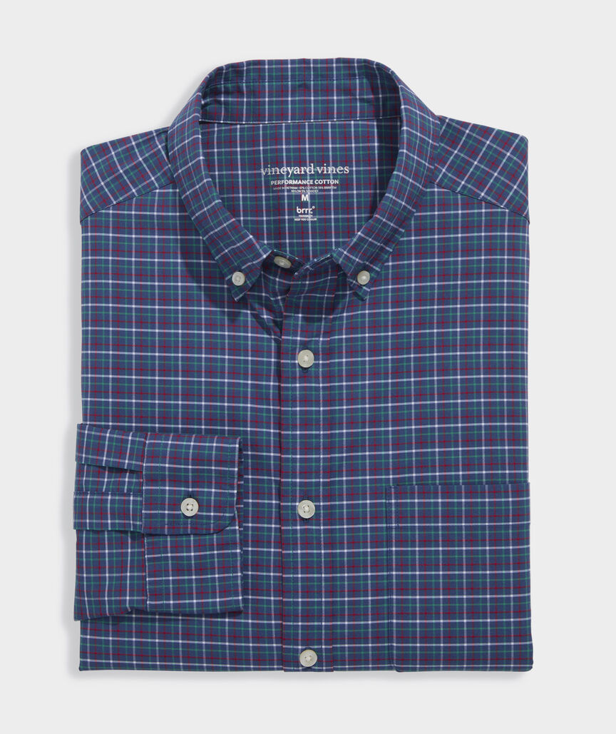 Performance Cotton Wauwinet Tattersall Shirt