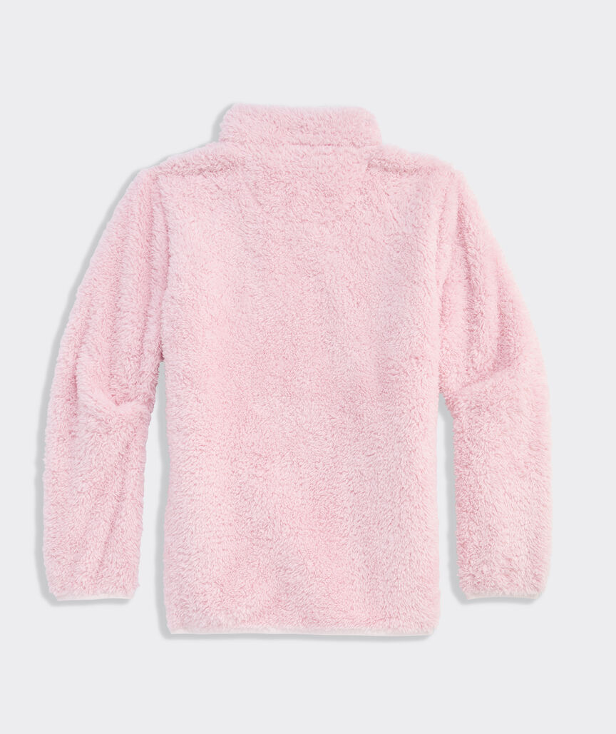 Girls' Teddy Fleece Snap Pullover