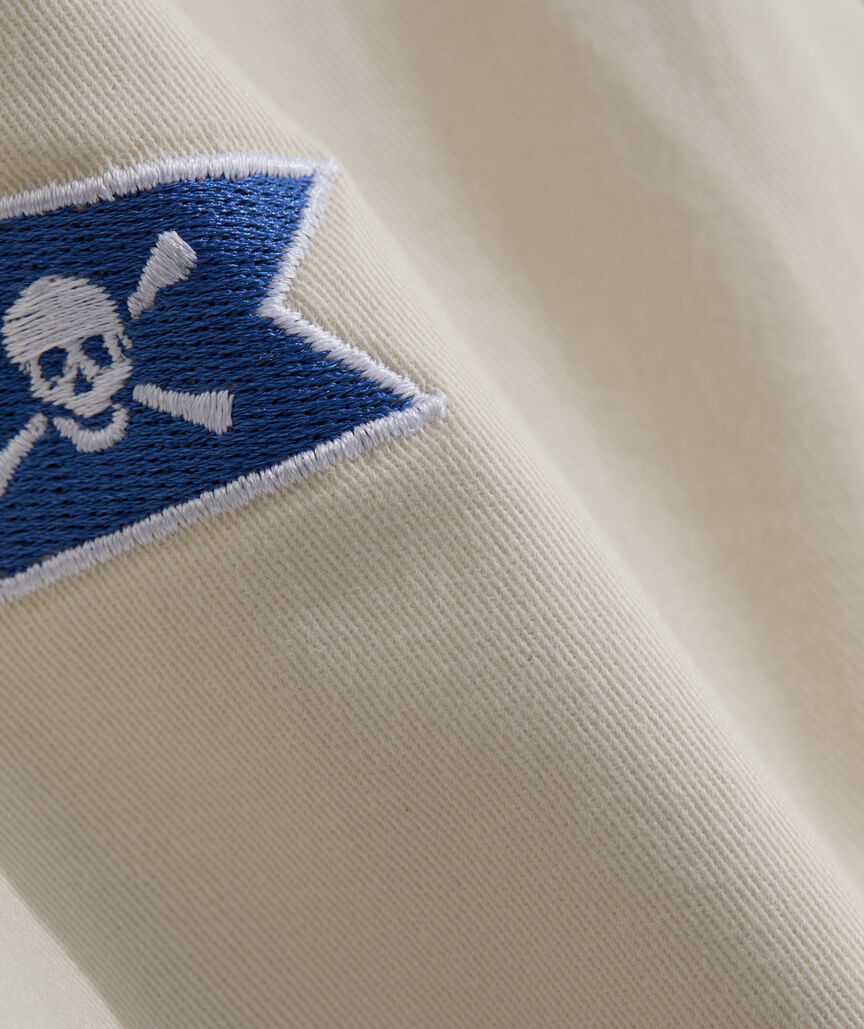 Boys' Jolly Roger Embroidered Pull-On Chino Shorts