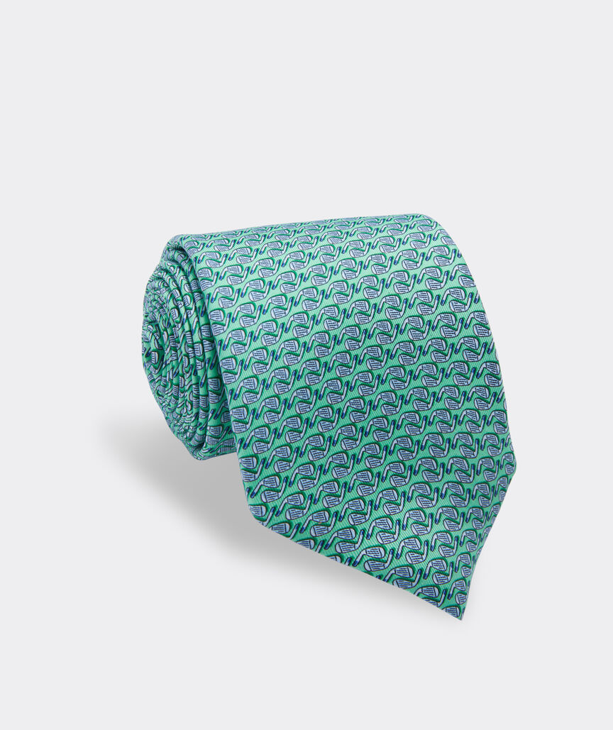 Fairway Shot Printed Tie