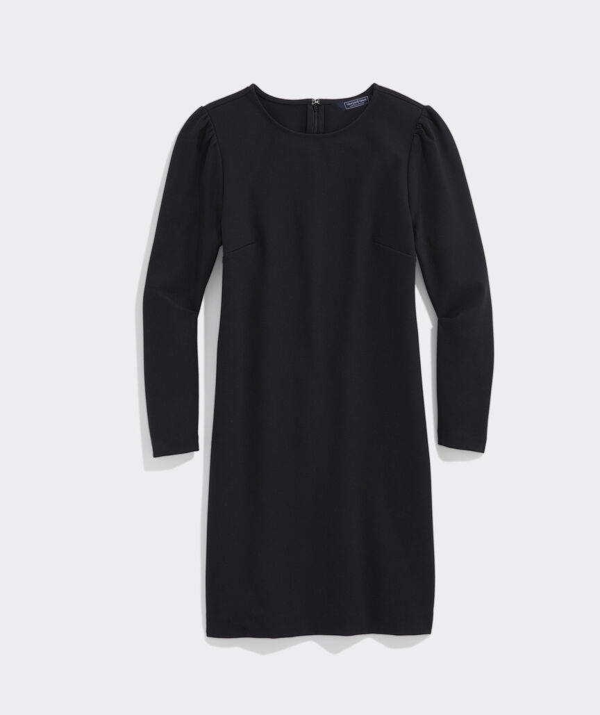 Vintage Feel Ponte Dress with Cuffs