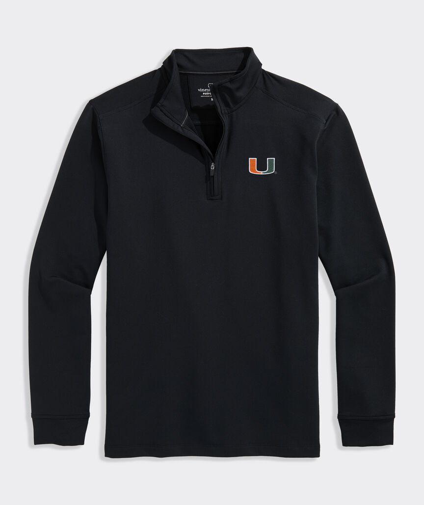 University of Miami Performance Clubhouse Quarter-Zip