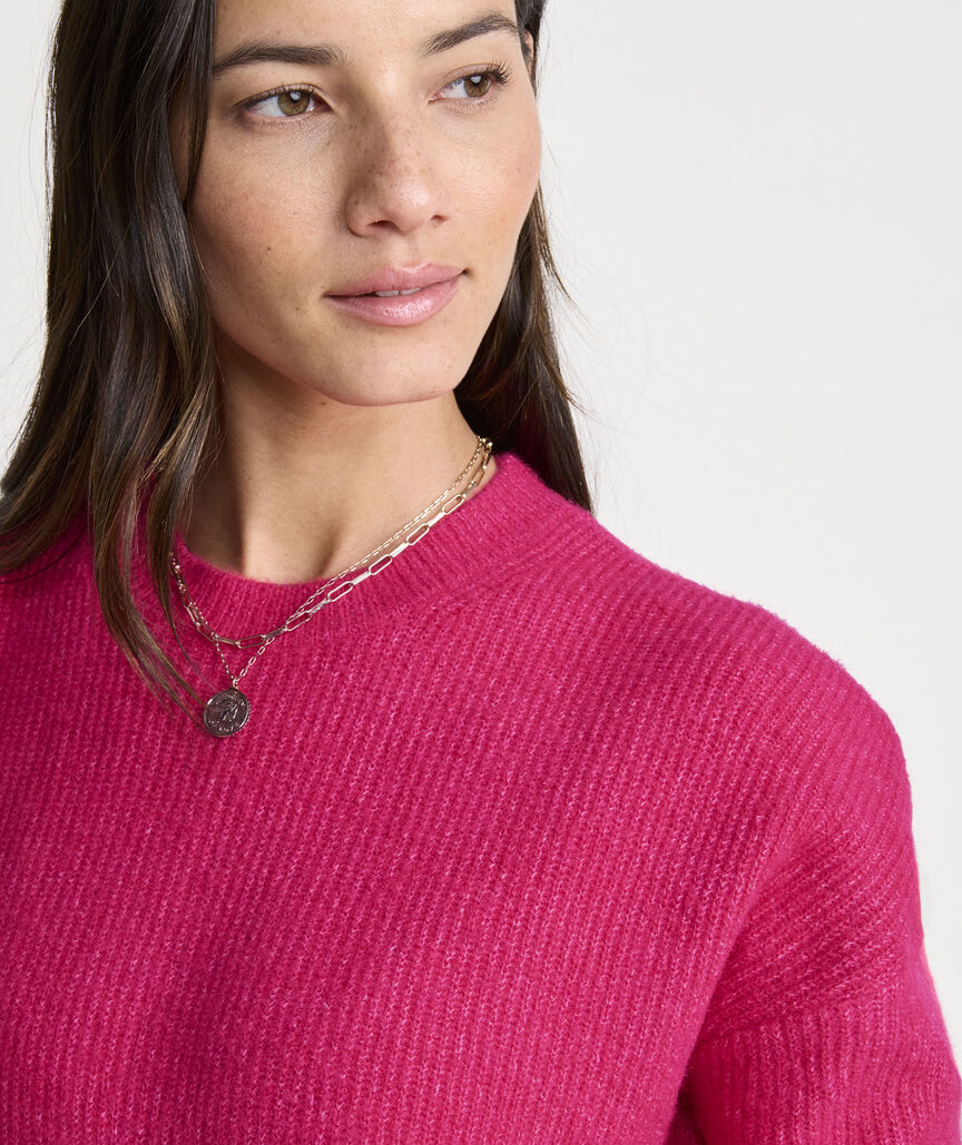 Ribbed Crewneck Sweater