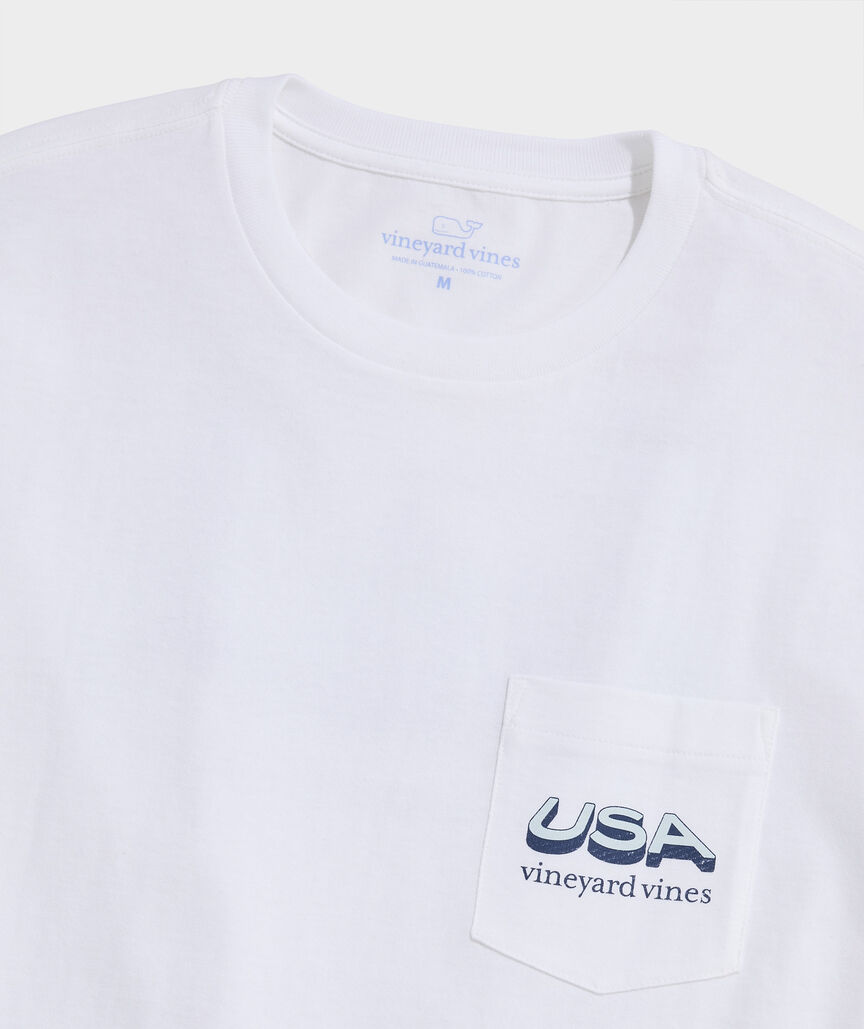 Party Animals In The USA Short-Sleeve Pocket Tee