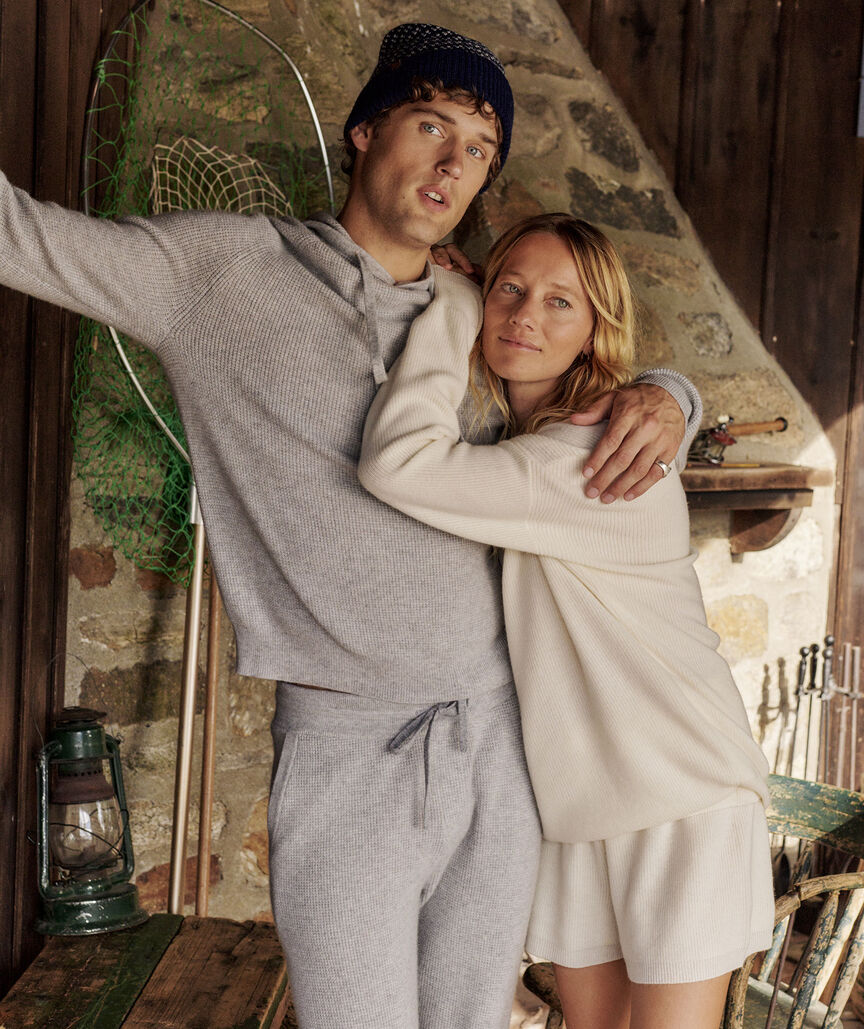 Cashmere Waffle Hoodie