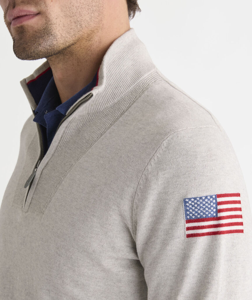Americana Quarter-Zip