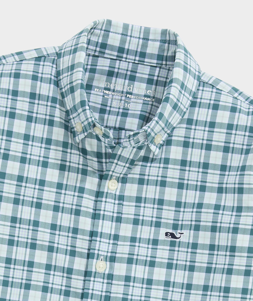 Boys' Performance Plaid Featherweight Shirt