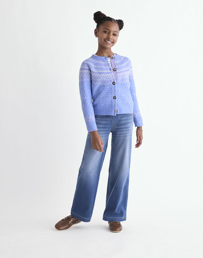 Girls' Fair Isle Cardigan