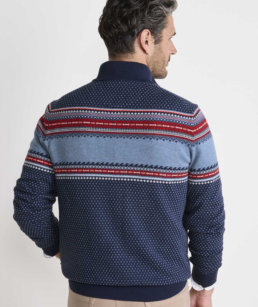 Fishing Fair Isle Quarter-Zip