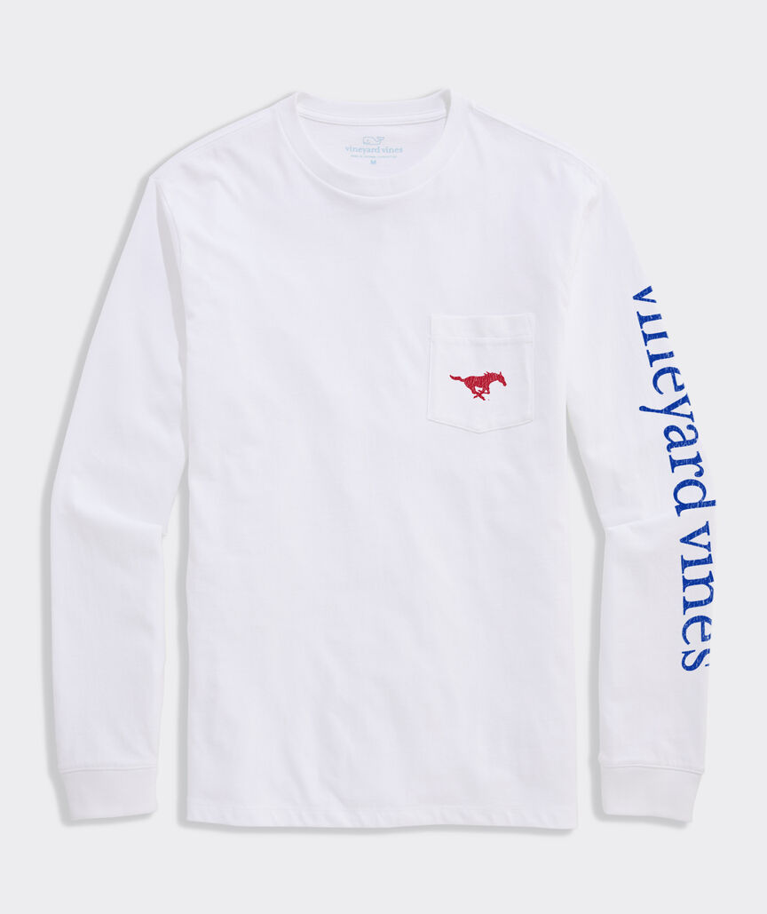 SMU Tailgate Set-Up Long-Sleeve Pocket Tee