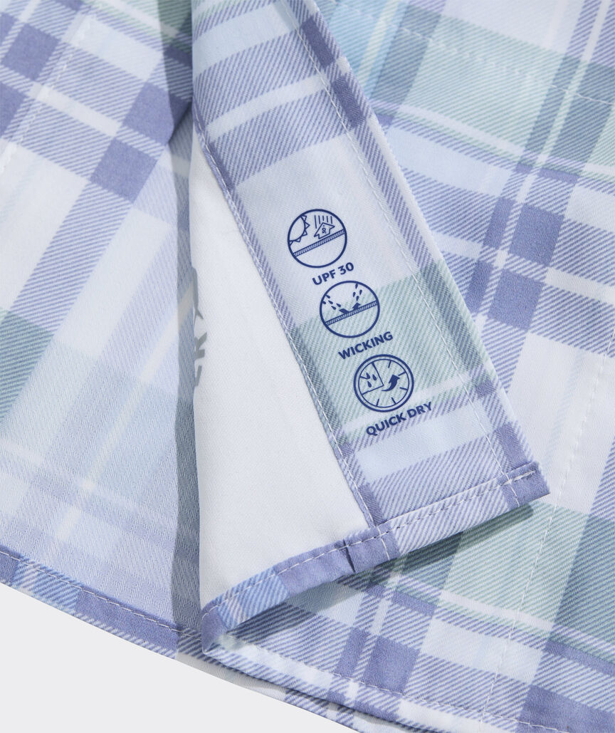 Performance Tidepool Plaid Harbor Shirt