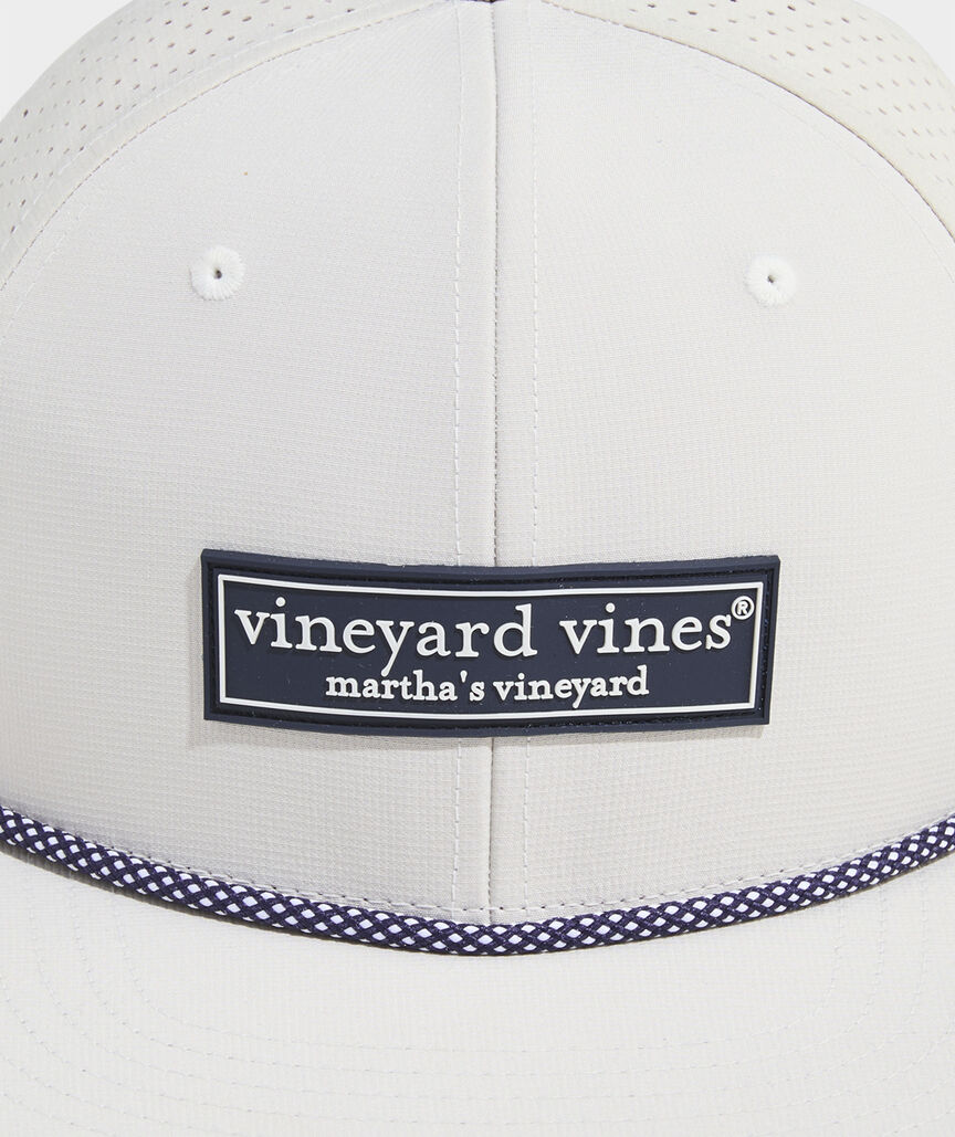 Logo Box Perforated Trucker Hat