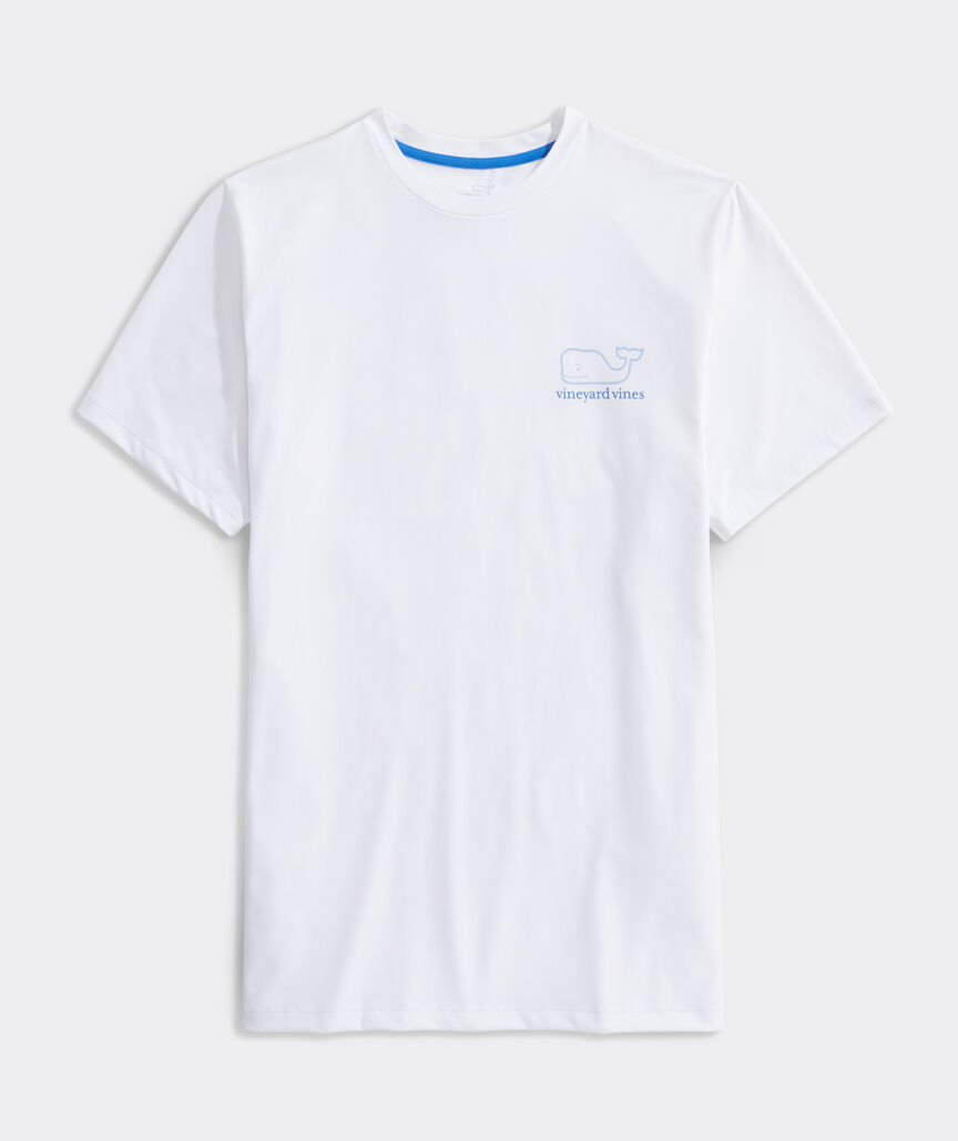 Performance Whale Logo Short-Sleeve Harbor Tee