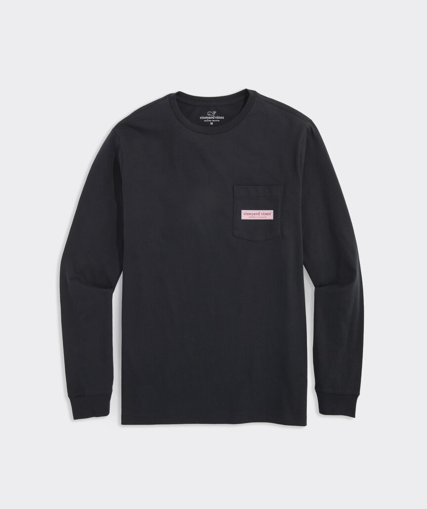 Classic Logo Box Long-Sleeve Pocket Tee