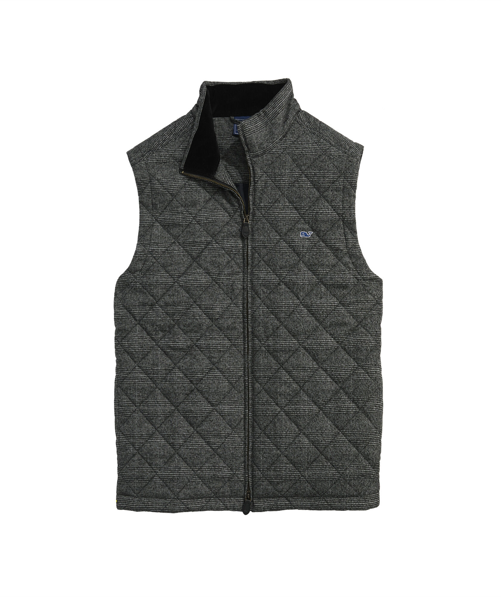 OUTLET Glen Plaid Quilted Vest