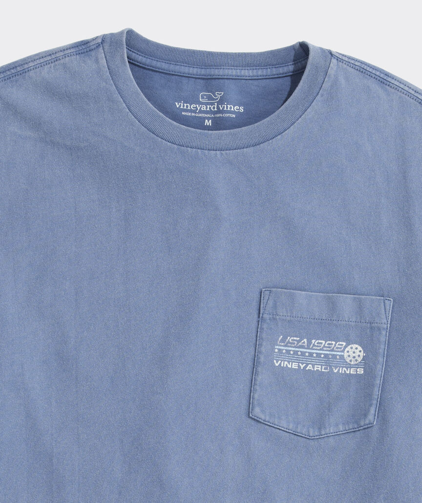 Drift Dye USA Pickleball Short-Sleeve Pocket Tee