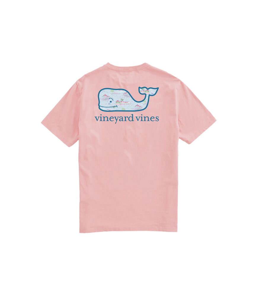 OUTLET BVI Scenic Whale Short-Sleeve Pocket Tee