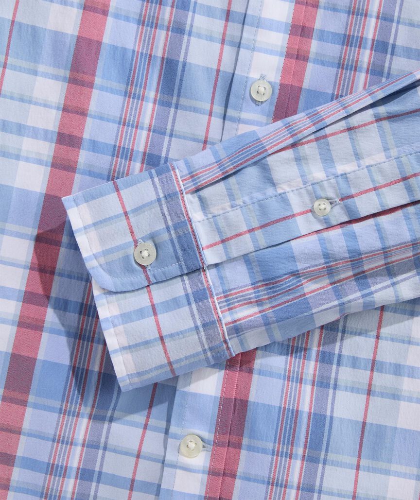 Performance Cotton Firecracker Plaid Shirt