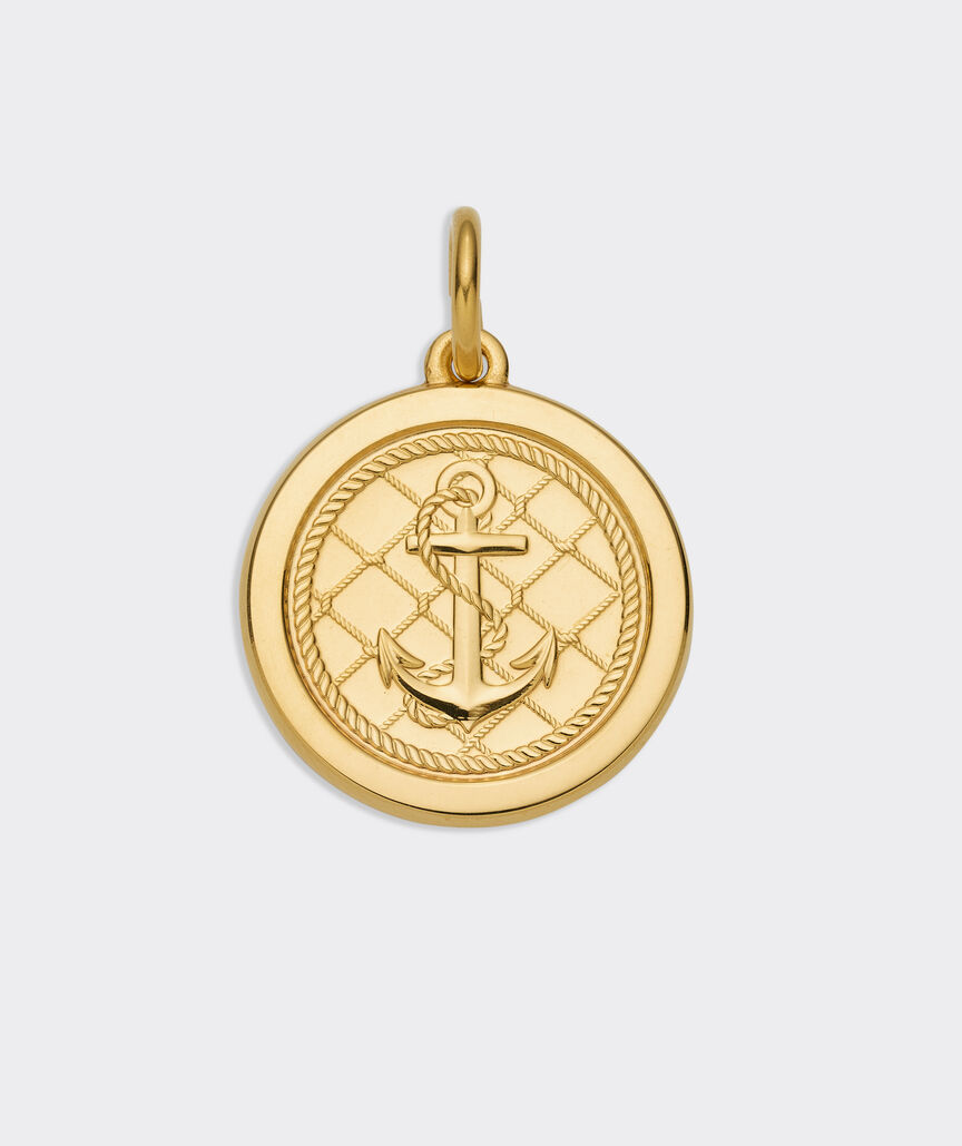 Colby Davis Medium Anchor Gold Vermeil